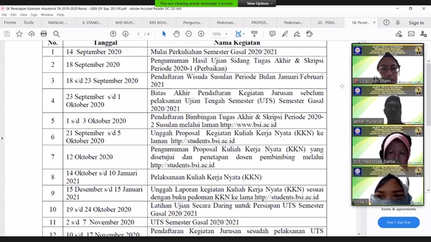 Audit Mutu Internal Program Studi Penyiaran Fakultas Komunikasi dan Bahasa