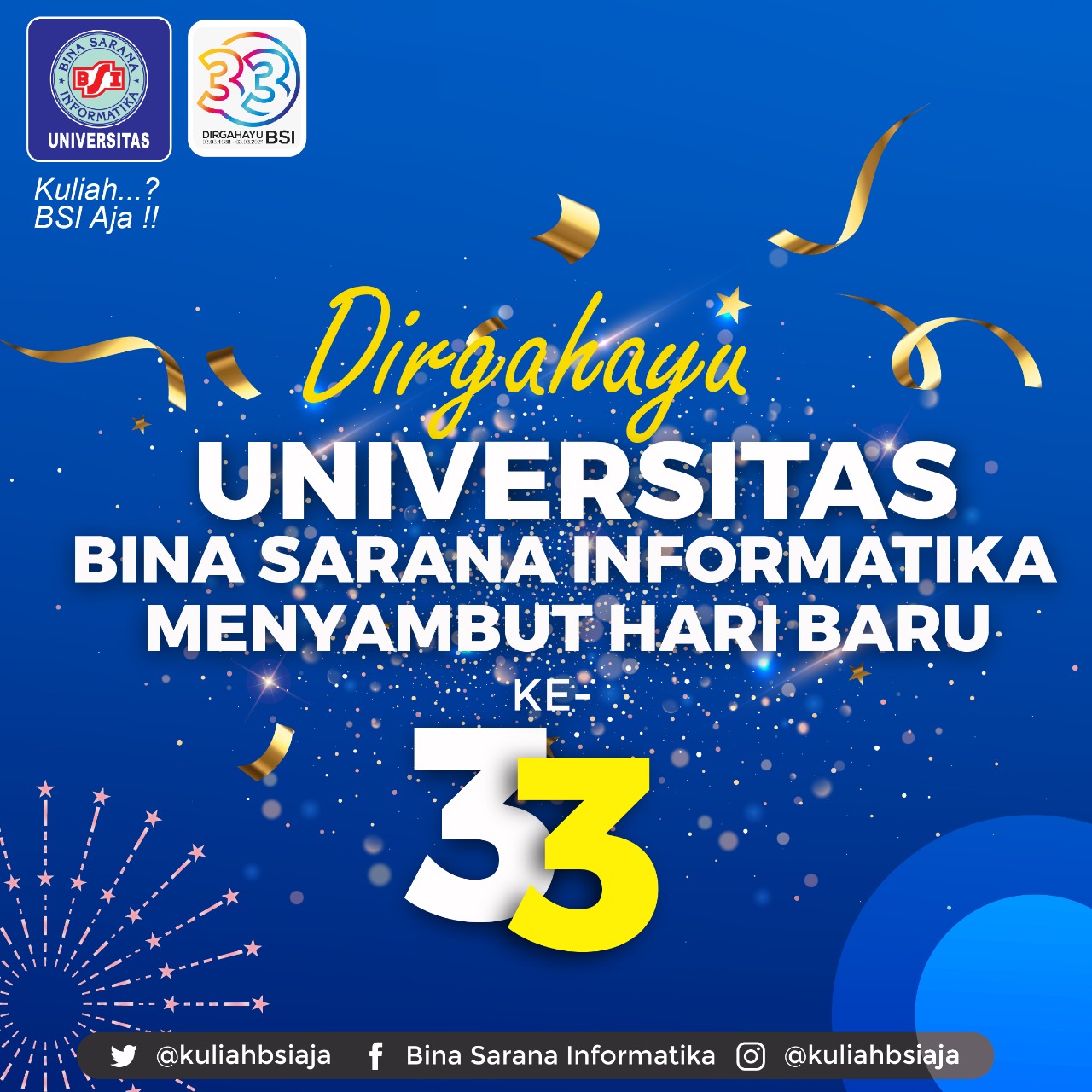 Dies Natalis Ke-33 BSI