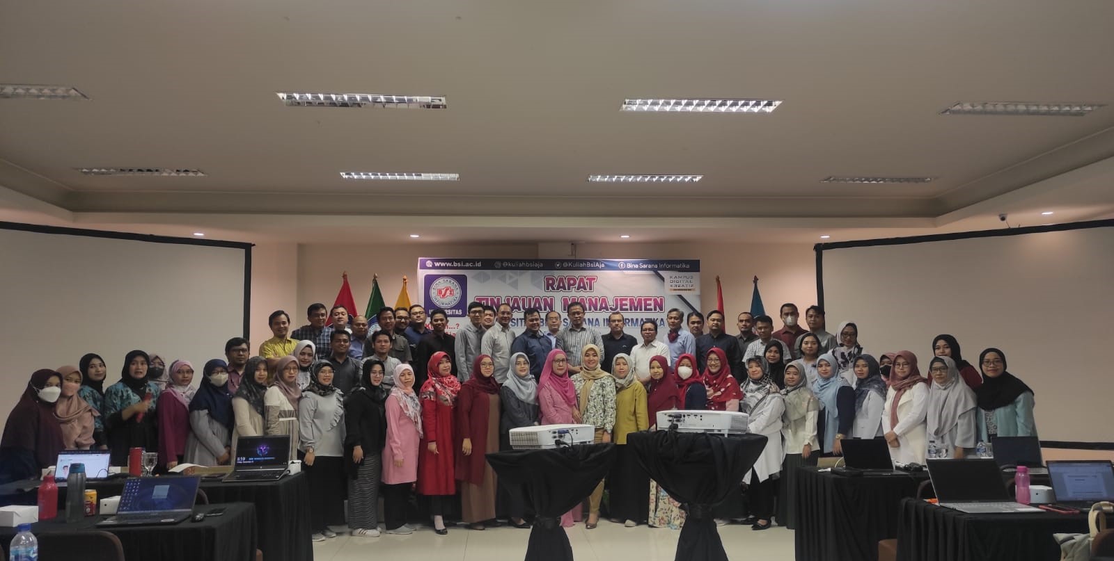 Rapat Tinjauan Manajemen (RTM) Tahun 2022 Universitas Bina Sarana Informatika