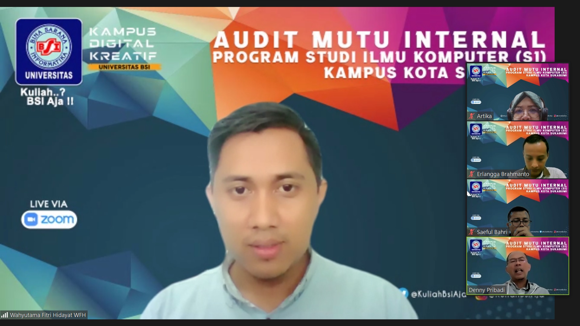 Prodi Ilmu Komputer (S1) Kampus Sukabumi Sukses Laksanakan AMI Siklus V