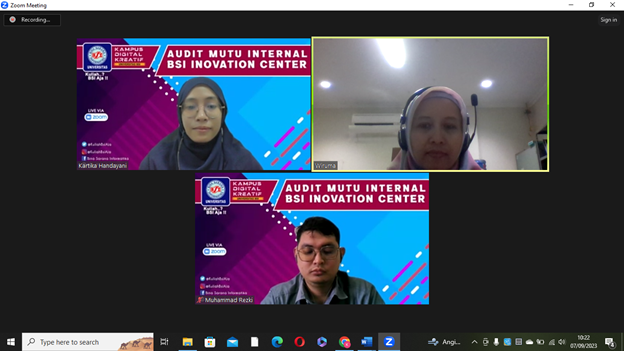 Audit Program Kerja BSI Innovation Center