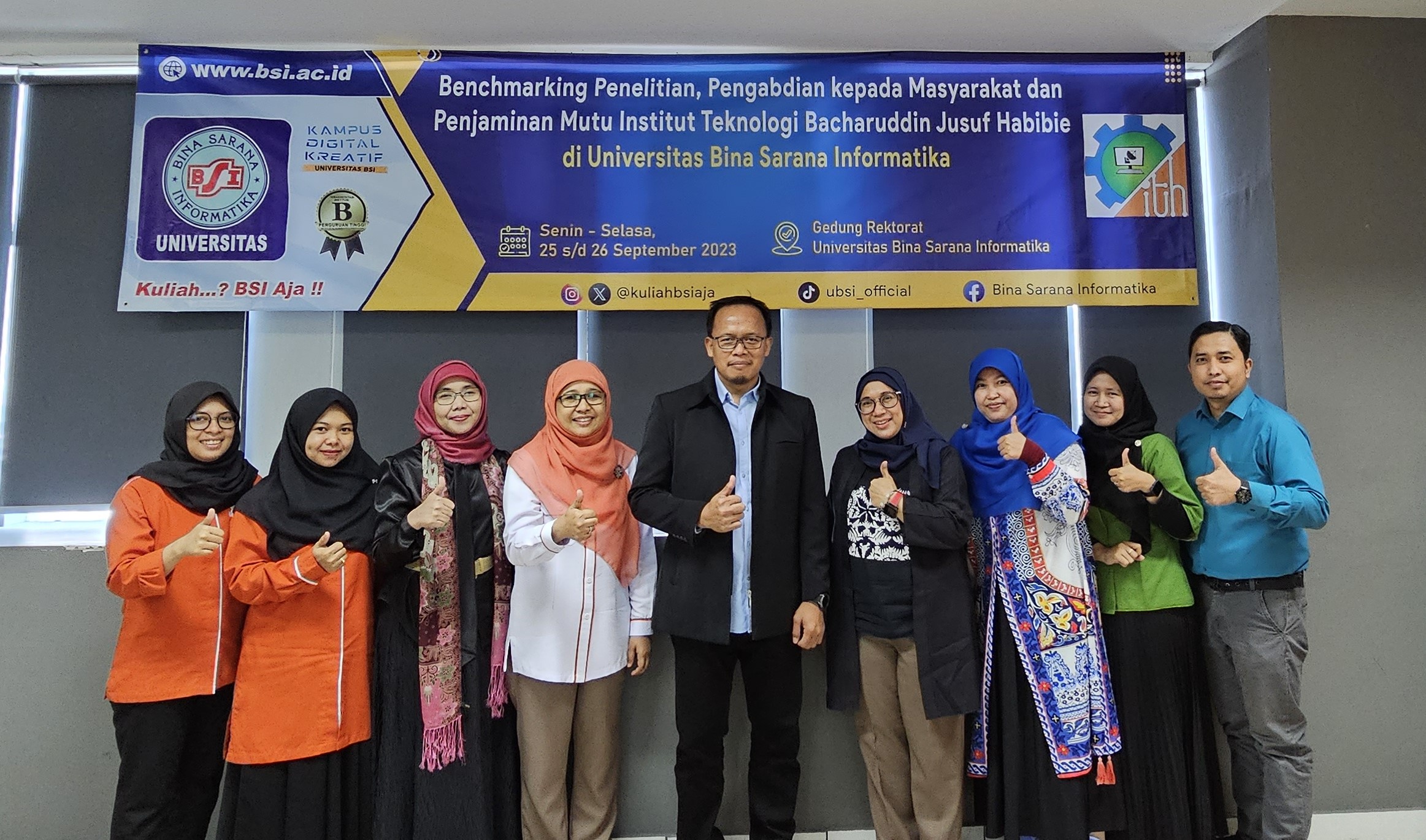 Benchmarking Institut Teknologi Bacharuddin Jusuf Habibie  Ke BPMA Universitas BSI