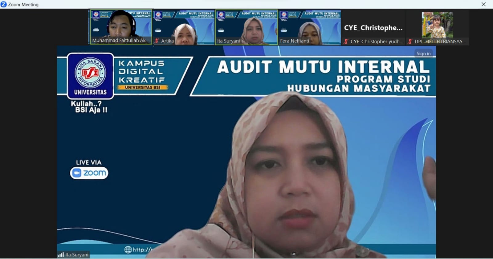 Prodi Hubungan Masyarakat Laksanakan AMI Siklus V