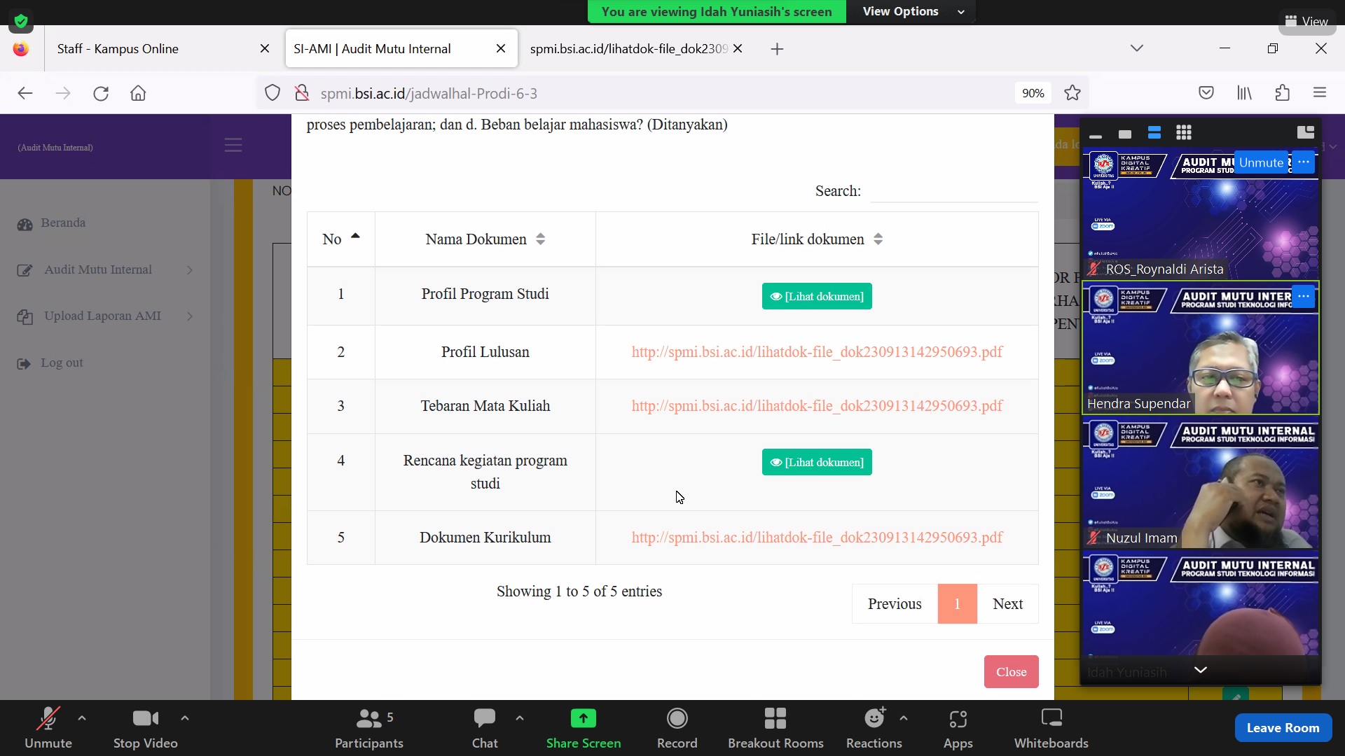 Komitmen Program Studi Teknologi Informasi Dalam Meningkatkan Standar Mutu Pendidikan