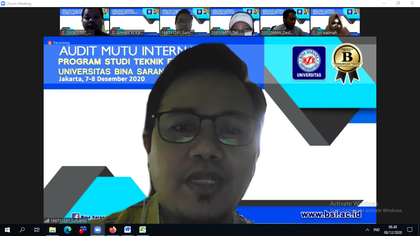 Program Studi Teknik Elektro di Audit