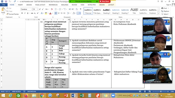 Siklus Tahun Ke-II Kegiatan AMI Program Studi Sistem Informasi Akuntansi Kampus Kota Sukabumi