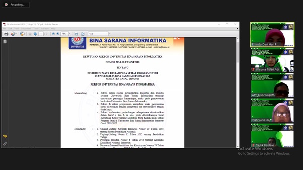 Prodi Perhotelan Kampus Yogya Diaudit Secara Daring