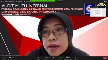 Audit mutu internal Program Studi Sistem Informasi Akuntansi Kampus Kota Pontianak